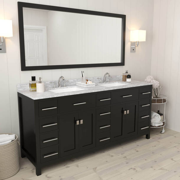 Winston Porter Slagelse 36" Bathroom Vanity Base Only & Reviews Wayfair